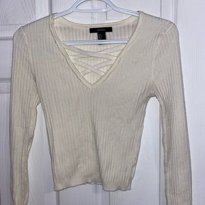 F21 Criss-cross crop top